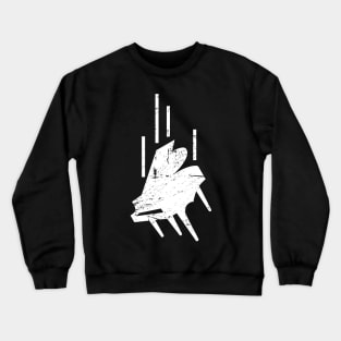 Falling Piano Graphic Crewneck Sweatshirt